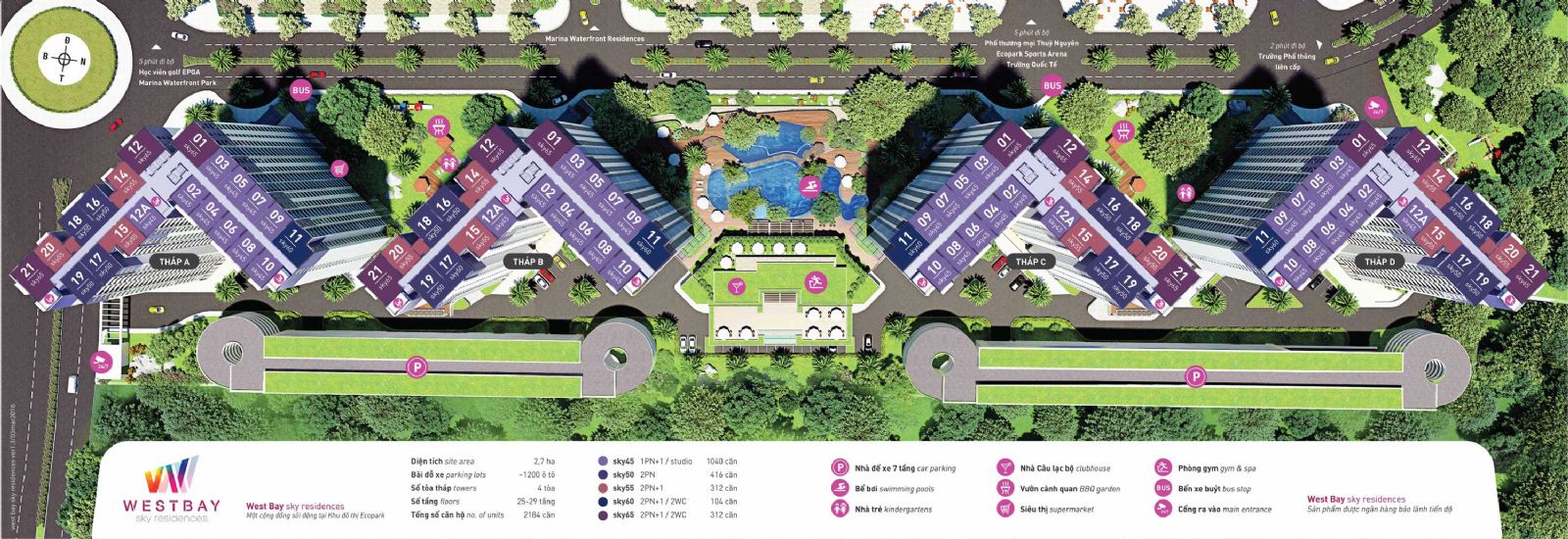 Mặt bằng thiết kế Ecopark Văn Giang và nghệ thuật kiến trúc đa dạng giữa lòng sinh thái