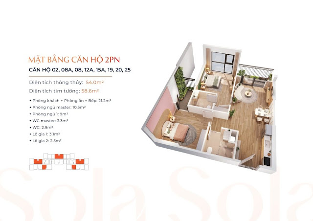 Mặt bằng thiết kế Meyhomes Hoàng Mai