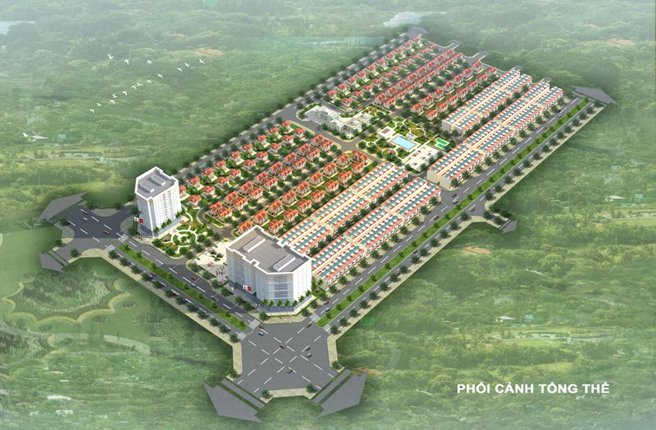 Mặt bằng thiết kế New city Mê Linh