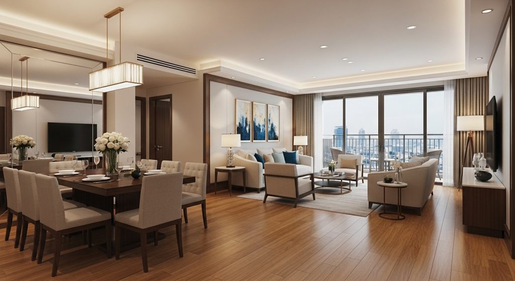 Cho thuê căn hộ 3 Phòng ngủ Meyhome Rivea Hà Nội