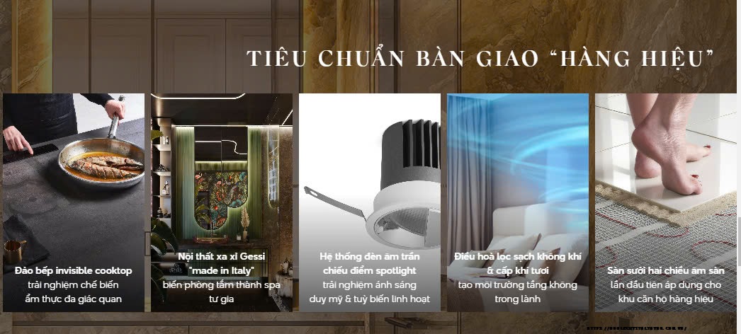 Tiêu chuẩn bàn giao chung cư Noble Crystal Tây Hồ