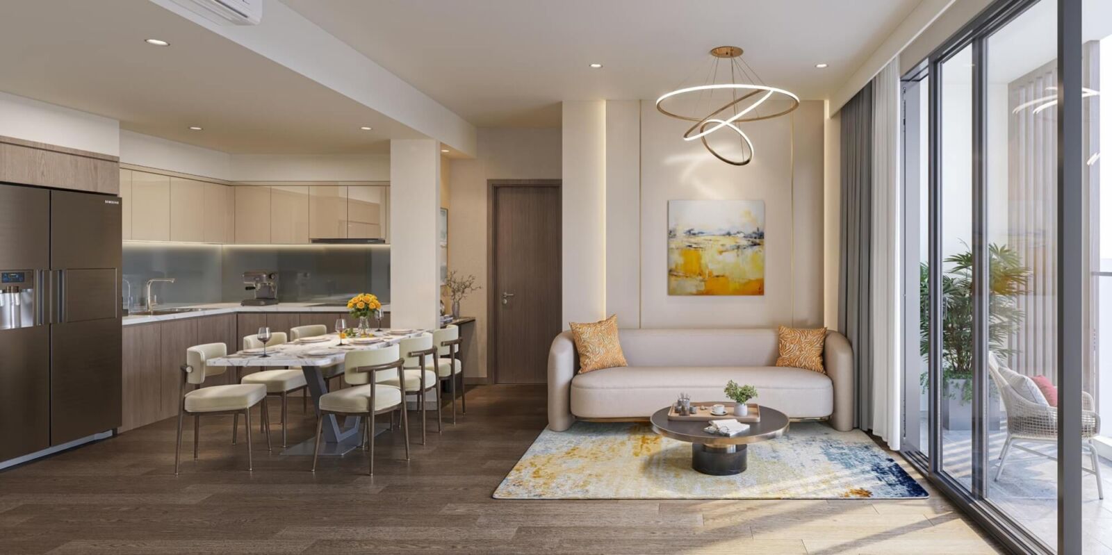 Cho thuê căn hộ 1 Phòng ngủ Chung cư Masteri Sky Quarter