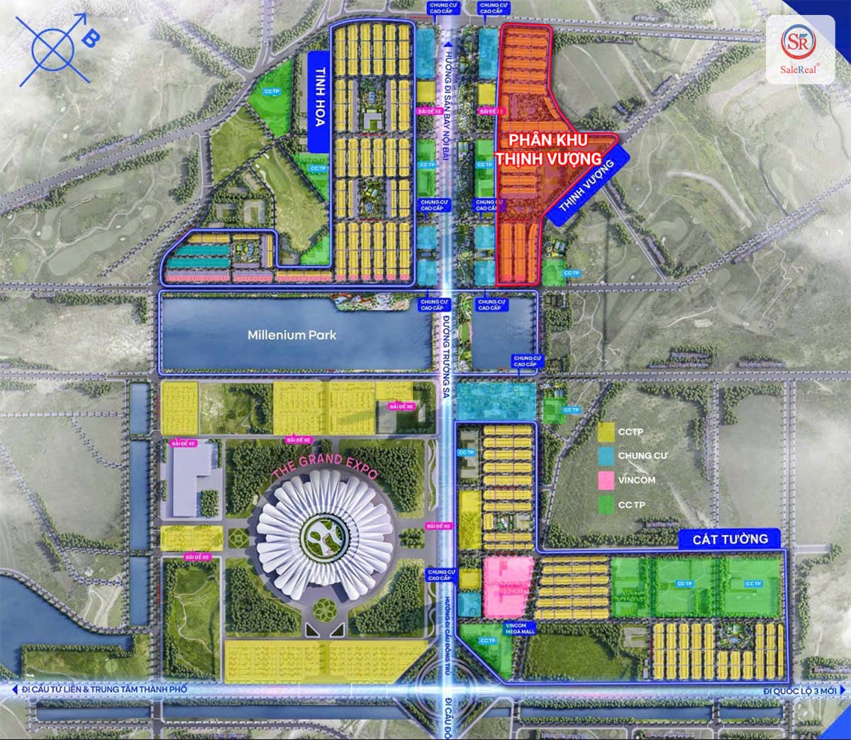 Tổng quan phân khu Thịnh Vượng Vinhomes Cổ Loa Global Gate, Đông Anh