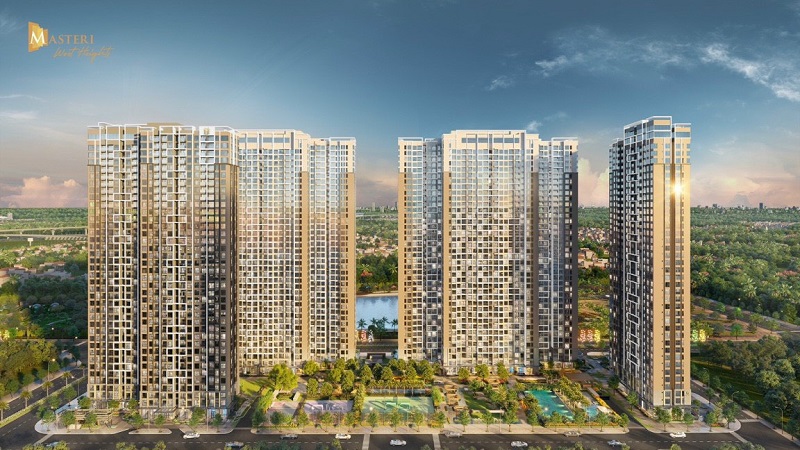 Bán căn hộ 2 phòng ngủ Masteri West Heights 