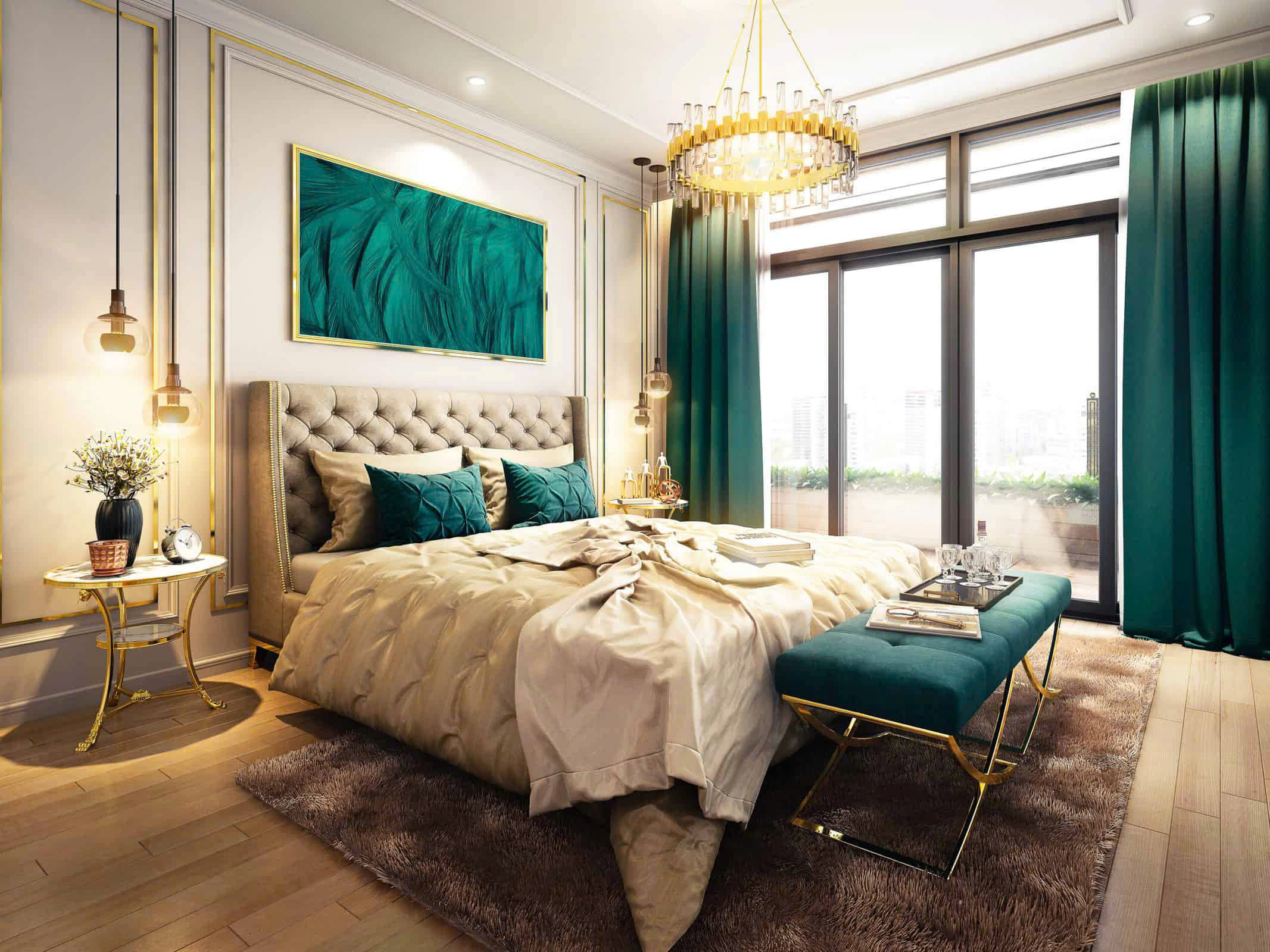 Cho thuê căn hộ 1 phòng ngủ Hilton Hải Phòng