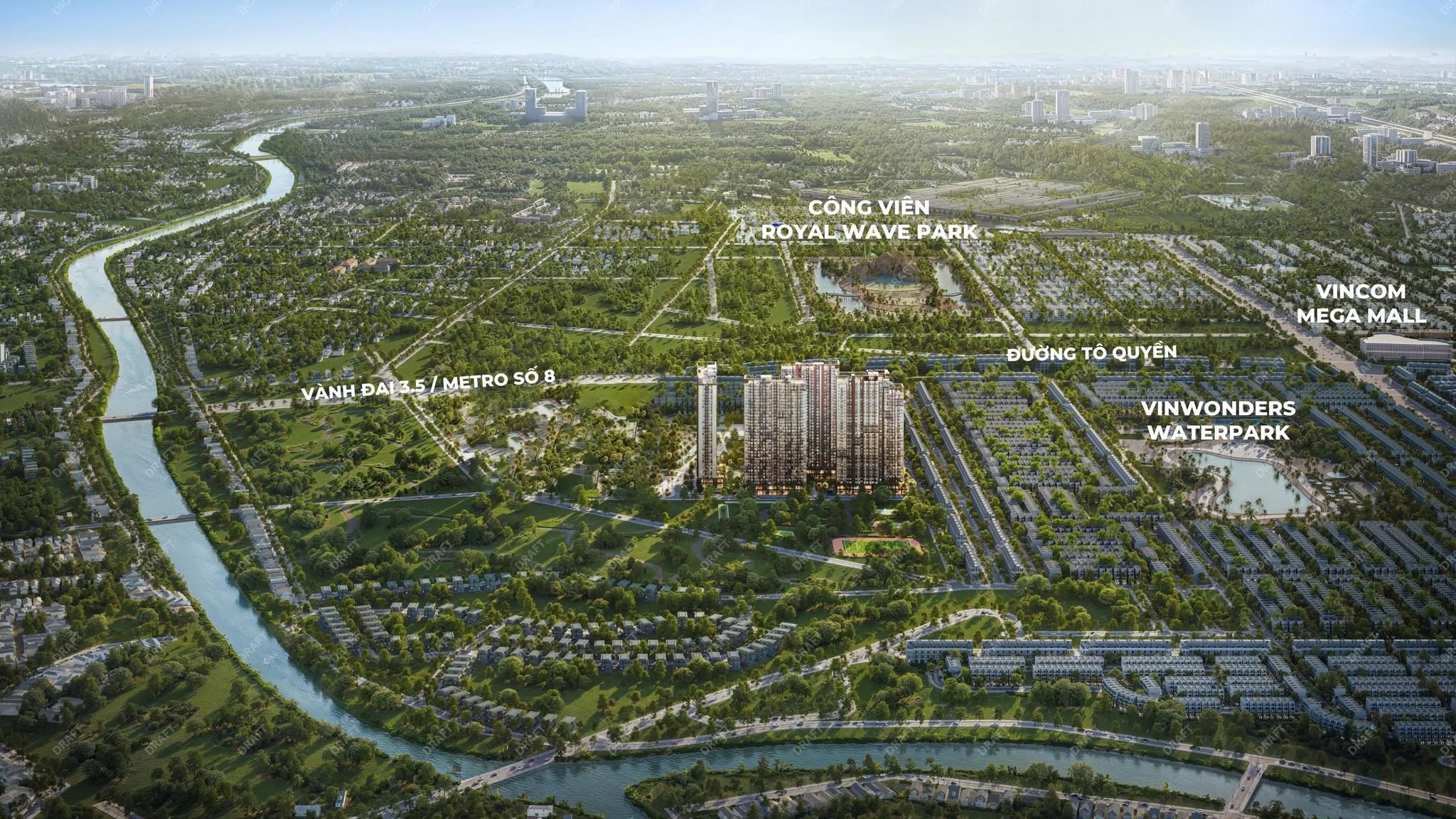 Quy hoạch The Cityon Imperia và tầm nhìn kiến tạo đô thị vệ tinh bền vững