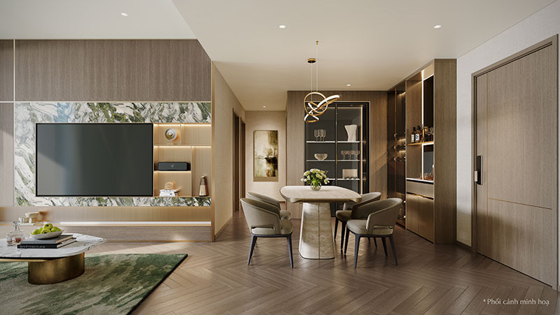 Bán căn hộ 2 phòng ngủ Lumière Prime Hills