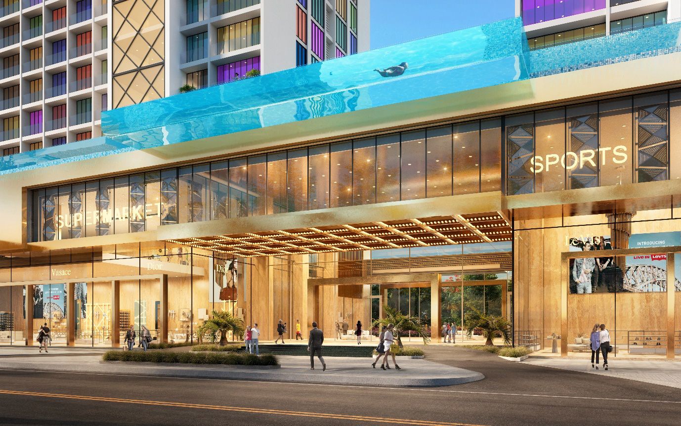 Cho thuê shophouse chân khối đế Sky M BimLand Marina Hạ Long