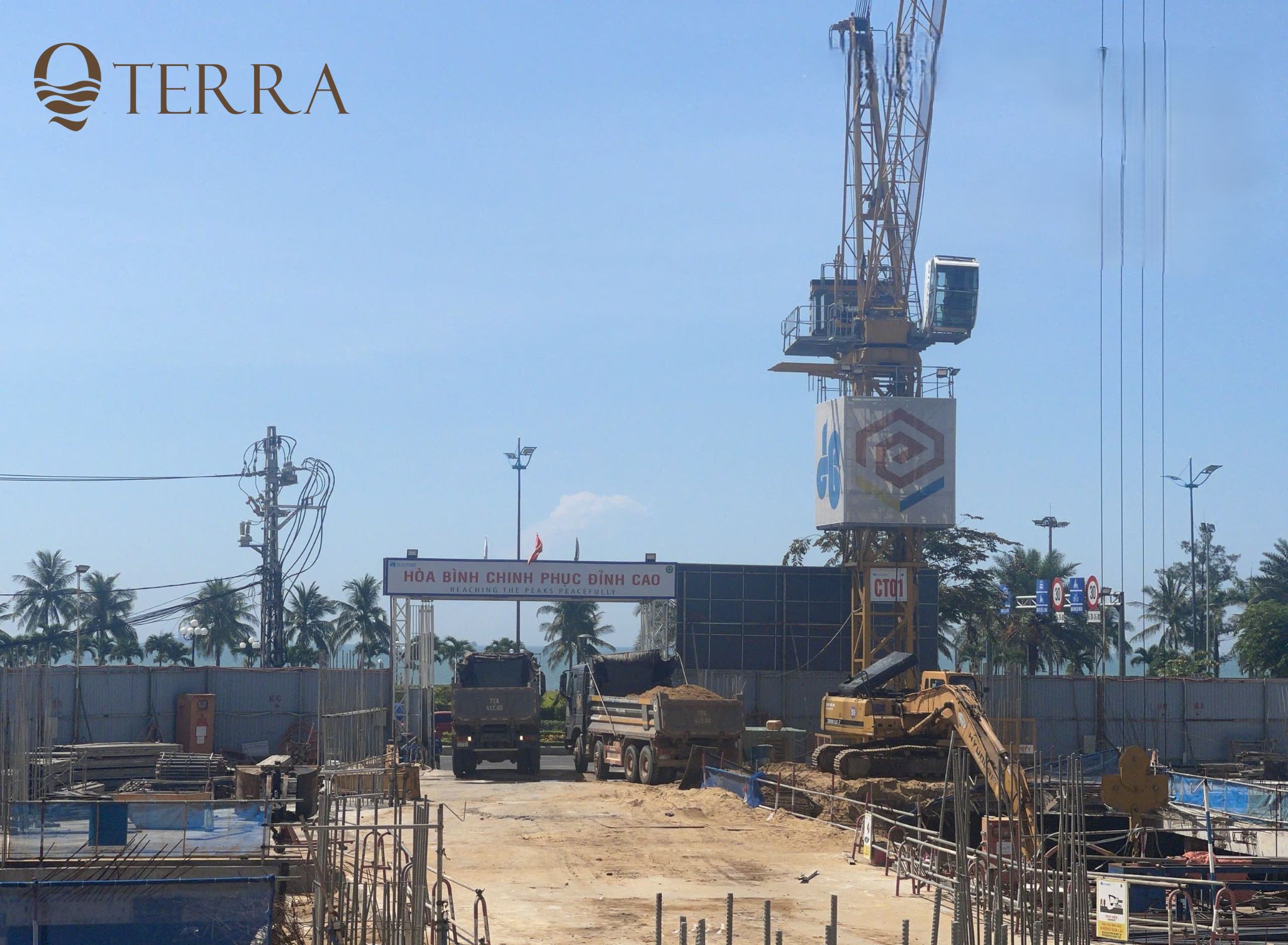 Tiến độ xây dựng Q'Terra Quy Nhơn: Tốc độ triển khai phần ngầm tại số 1 Ngô Mây