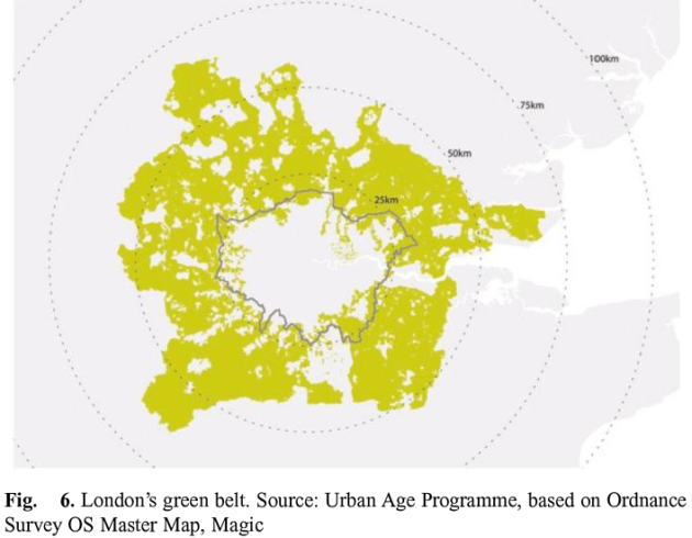 Quy hoạch vành đai xanh thành phố Luân Đôn