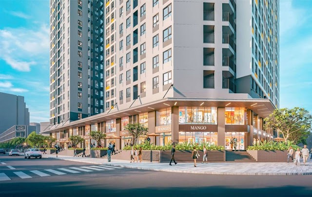 Bán shophouse chân khối đế NOXH Thăng Long Green City 