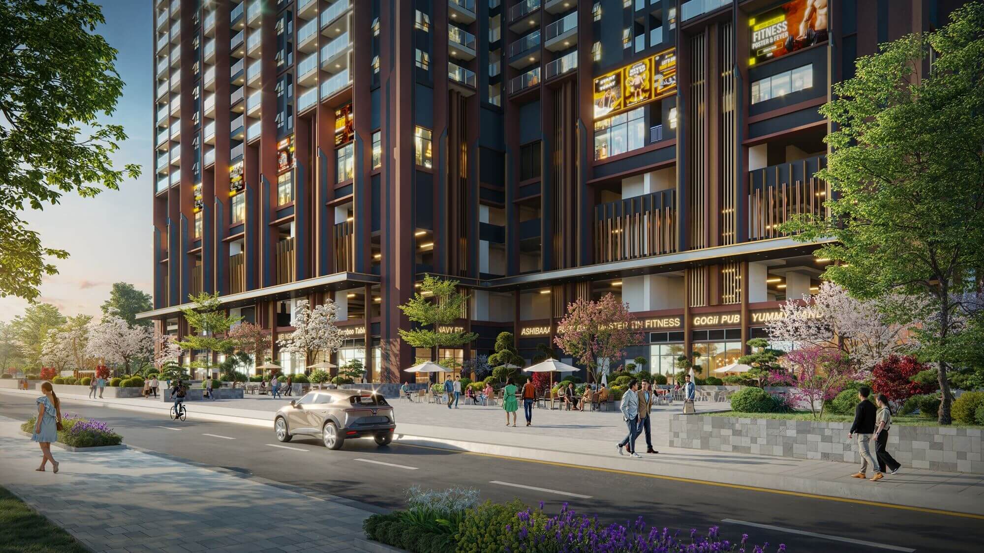 Bán shophouse chân khối đế Mandarin Garden 3 Yên Sở