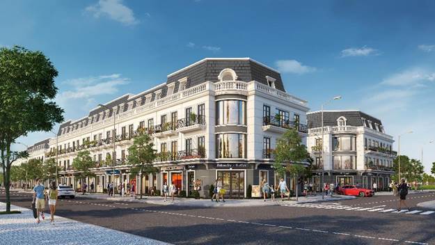 Cho thuê shophouse chân đế Pearl Residence BRG Cửa Lò
