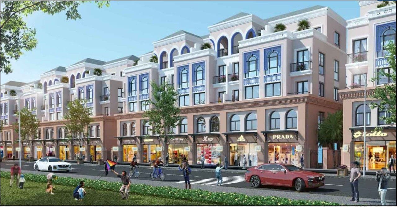 Nhà phố shophouse liền kề Nhật Nguyệt Vinhomes Global Gate Cổ Loa