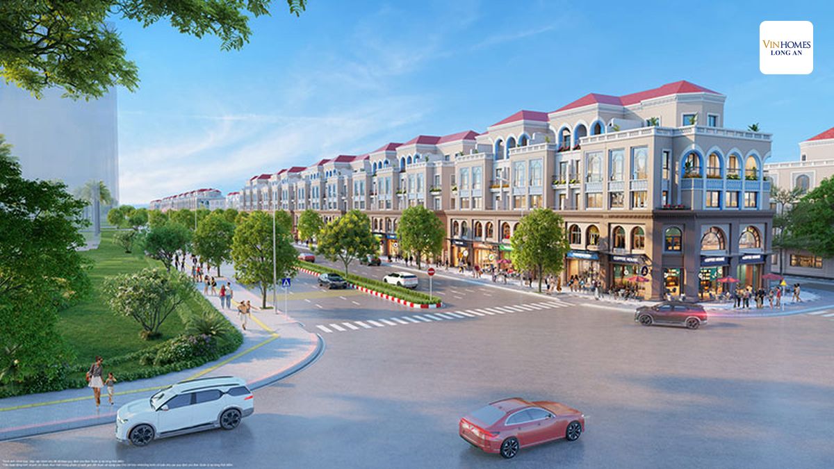 Cho thuê shophouse Vinhomes Green City Long An