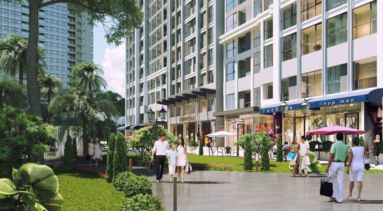Cho thuê shophouse chân khối đế The Cosmopolitan Cổ Loa