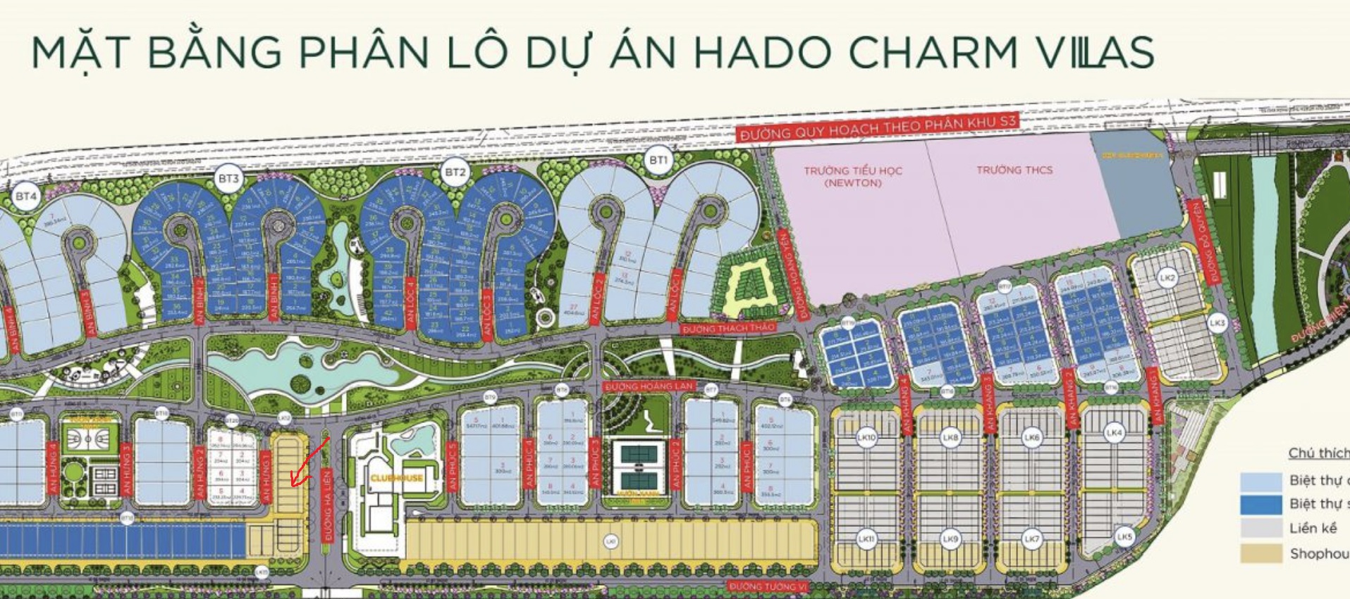 Quy hoạch đô thị Hado Charm Villas