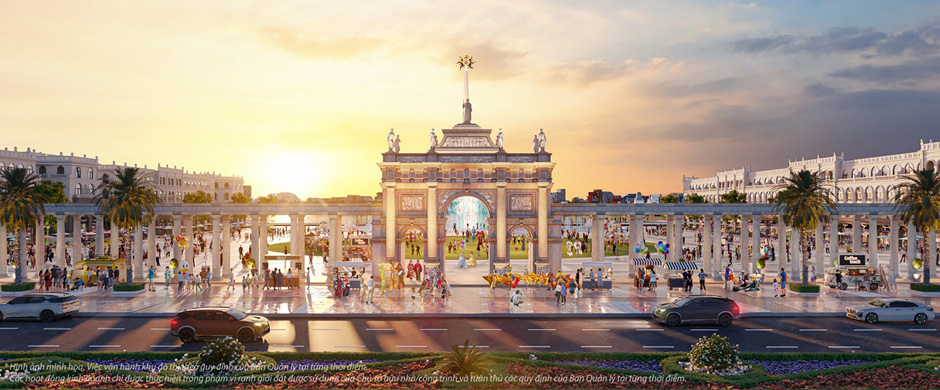 Công viên quảng trường GOLDEN GATE Vinhomes Golden City Dương Kinh