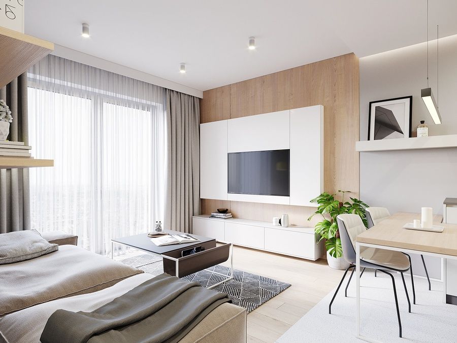 Cho thuê căn hộ 1 phòng ngủ Avenue Alluvia Sunshine Marina Hưng Yên