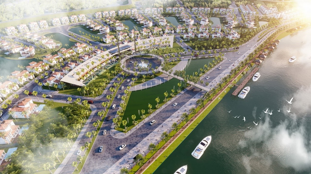  Dự án ven sông dài tới 11km với thiên nhiên hài hòa.