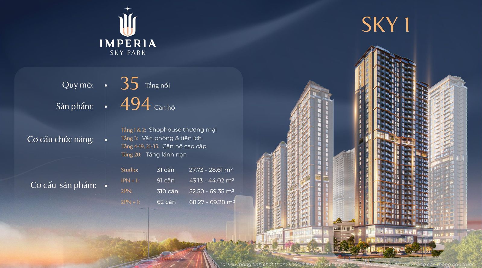 Tổng quan Imperia Sky Park Nam An Khánh