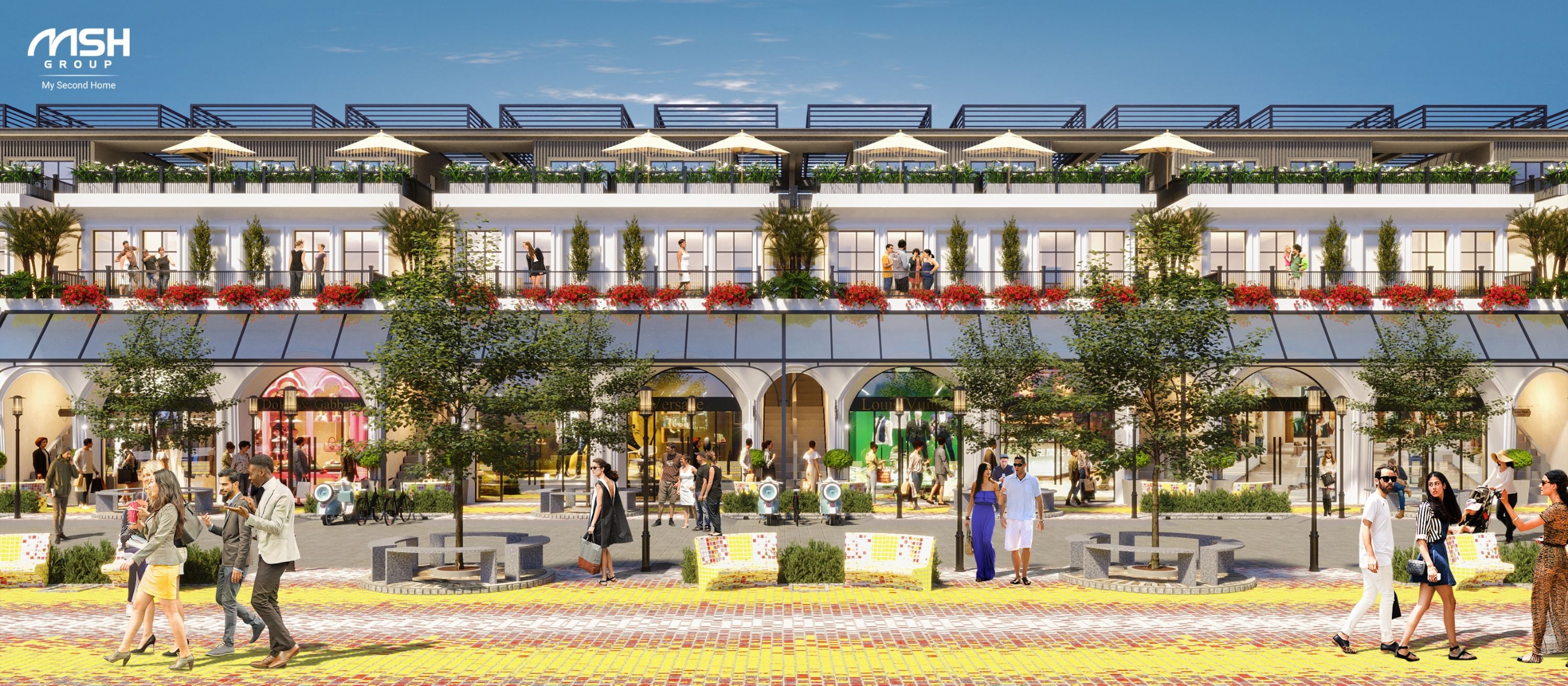 Cho thuê nhà liền kề Milan KVG Mozzadiso