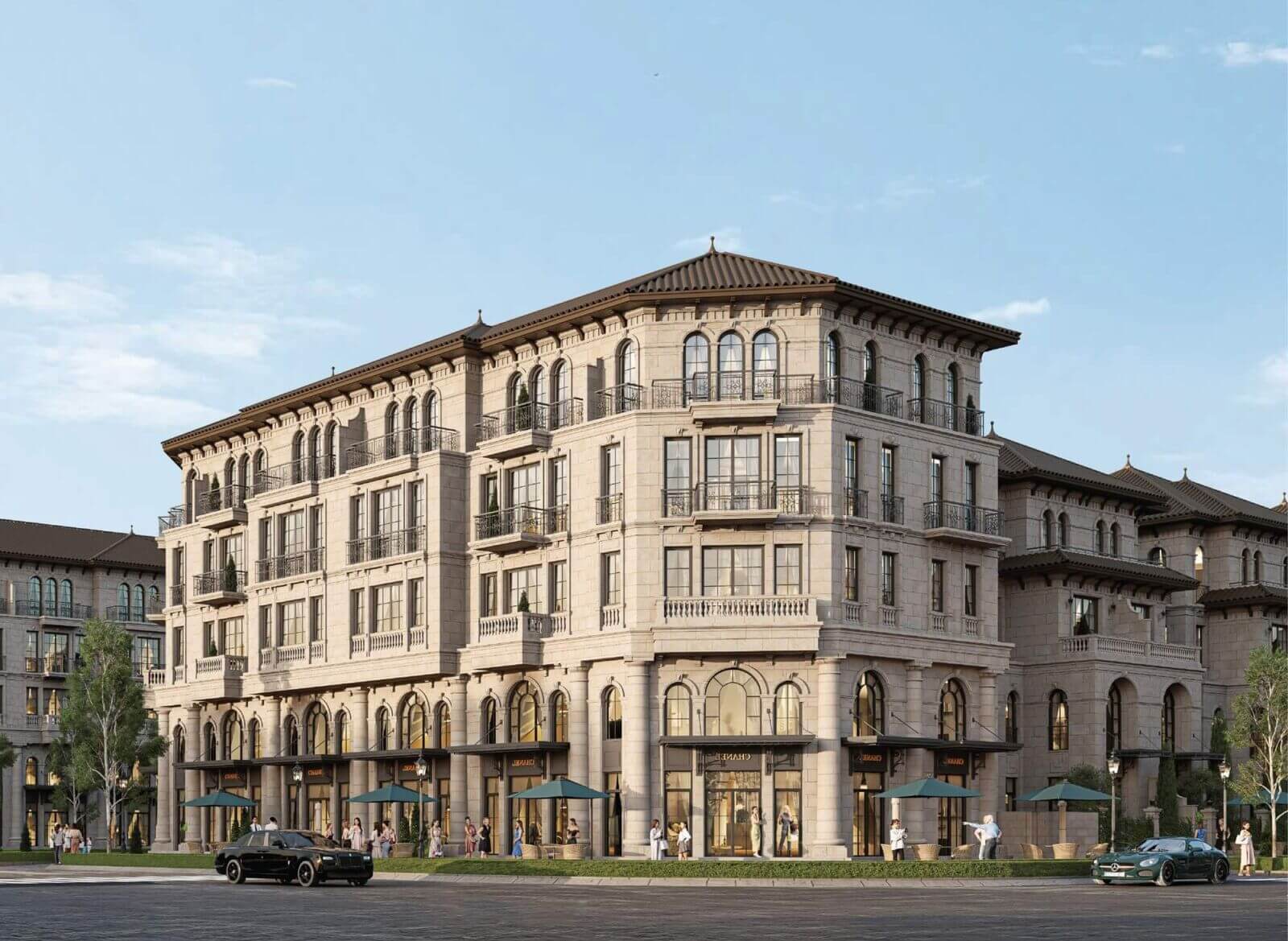 Cho thuê shophouse chân khối đế The Grand Riveria Tàm Xá, Đông Anh