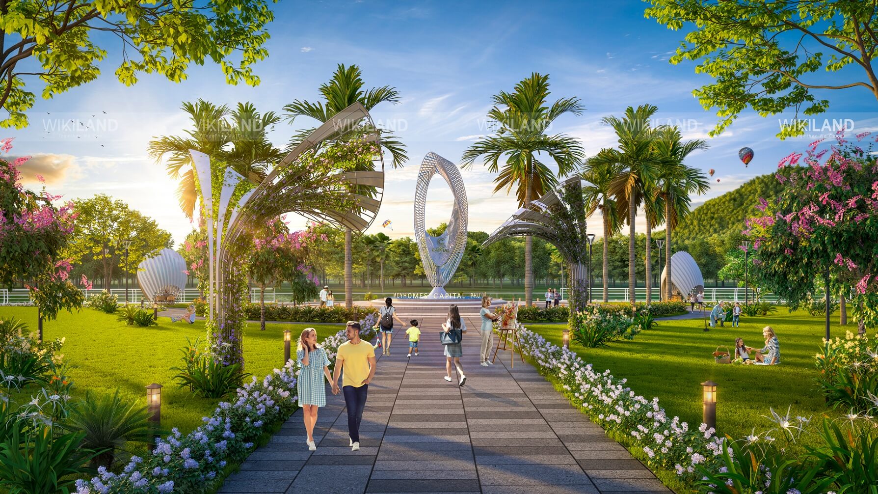 Đường đến The Ìnfinity Meyhomes Capital Phú Quốc