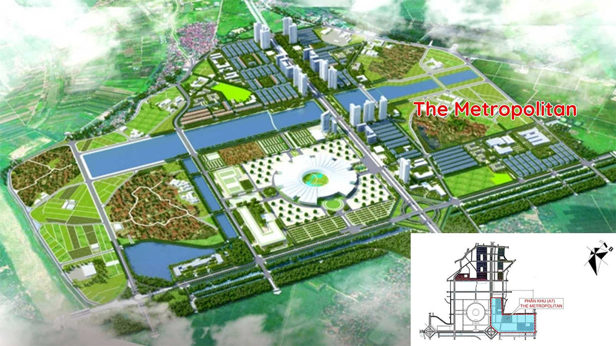Giá bán phân khu The Metropolitan Vinhomes Cổ Loa (Vin Global Gate)