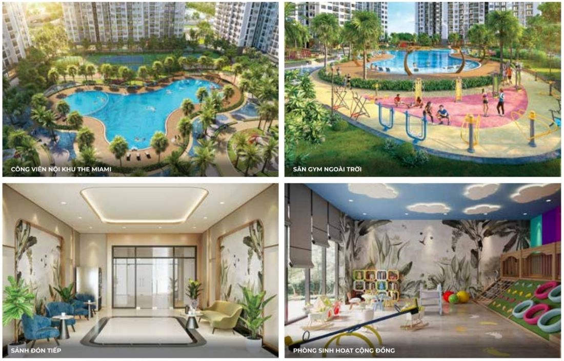 tiện ích Miami Vinhomes Smart City