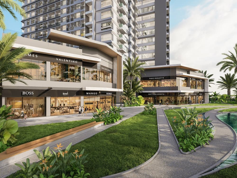 Bán shophouse chân đế The Palm Oasis Vinhomes Star City