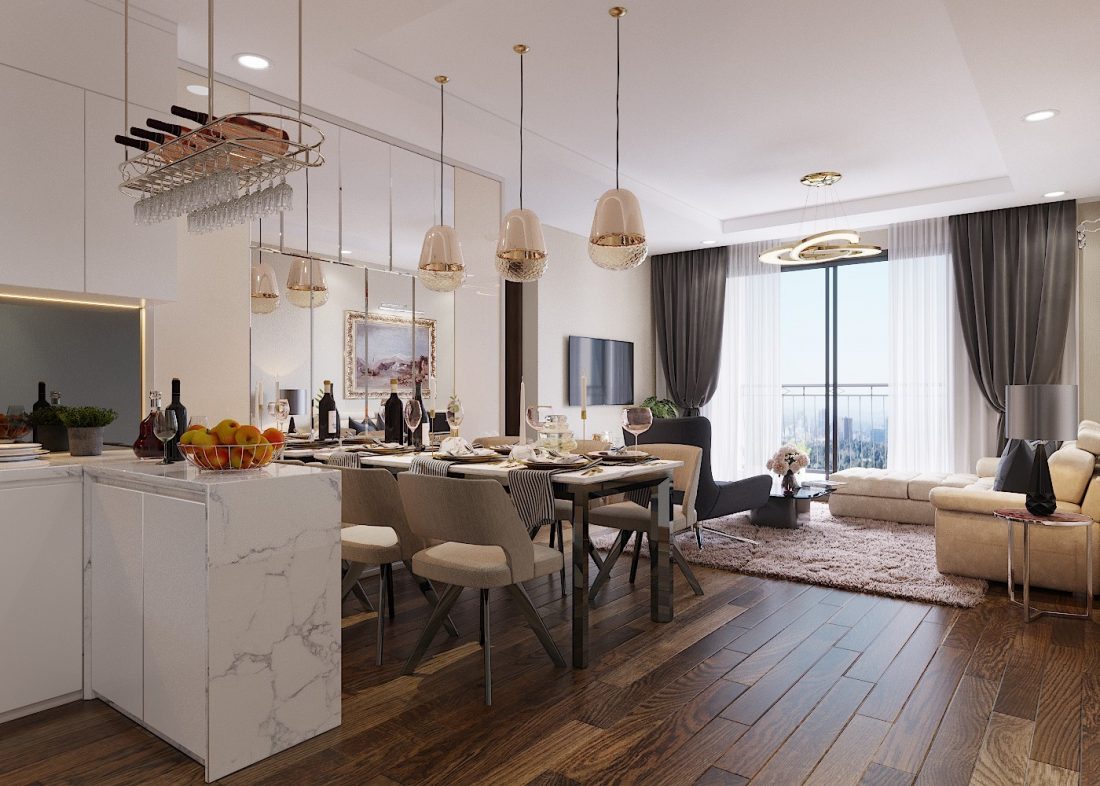 cho thuê căn hộ chung cư 3 phòng ngủ Vinhomes Times City