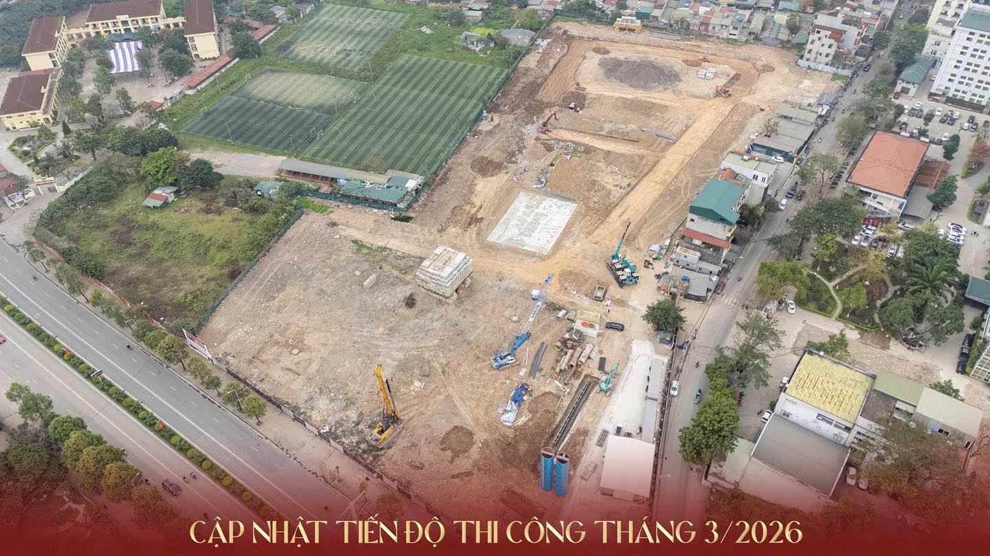 Tiến độ xây dựng MIpec Tố Hữu