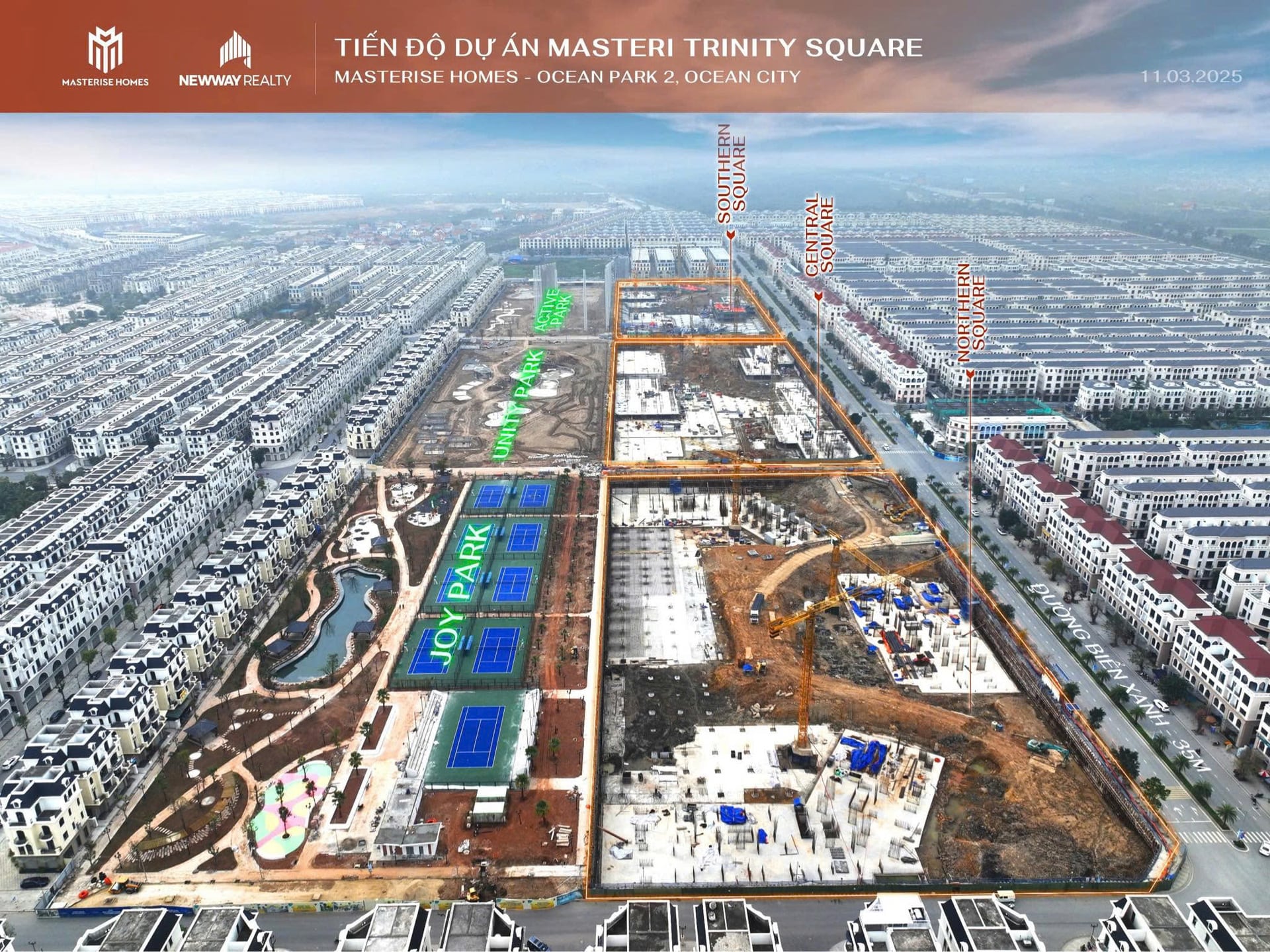 Đường đến Masteri Trinity Square Ocean Park 2 Hưng Yên