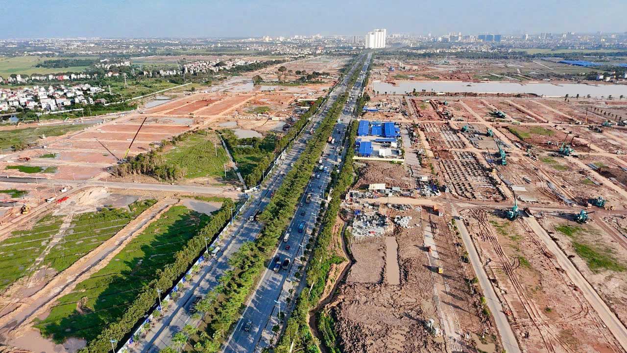 Tiến độ xây dựng Masteri Sky Avenue Vinhomes Global Gate Cổ Loa