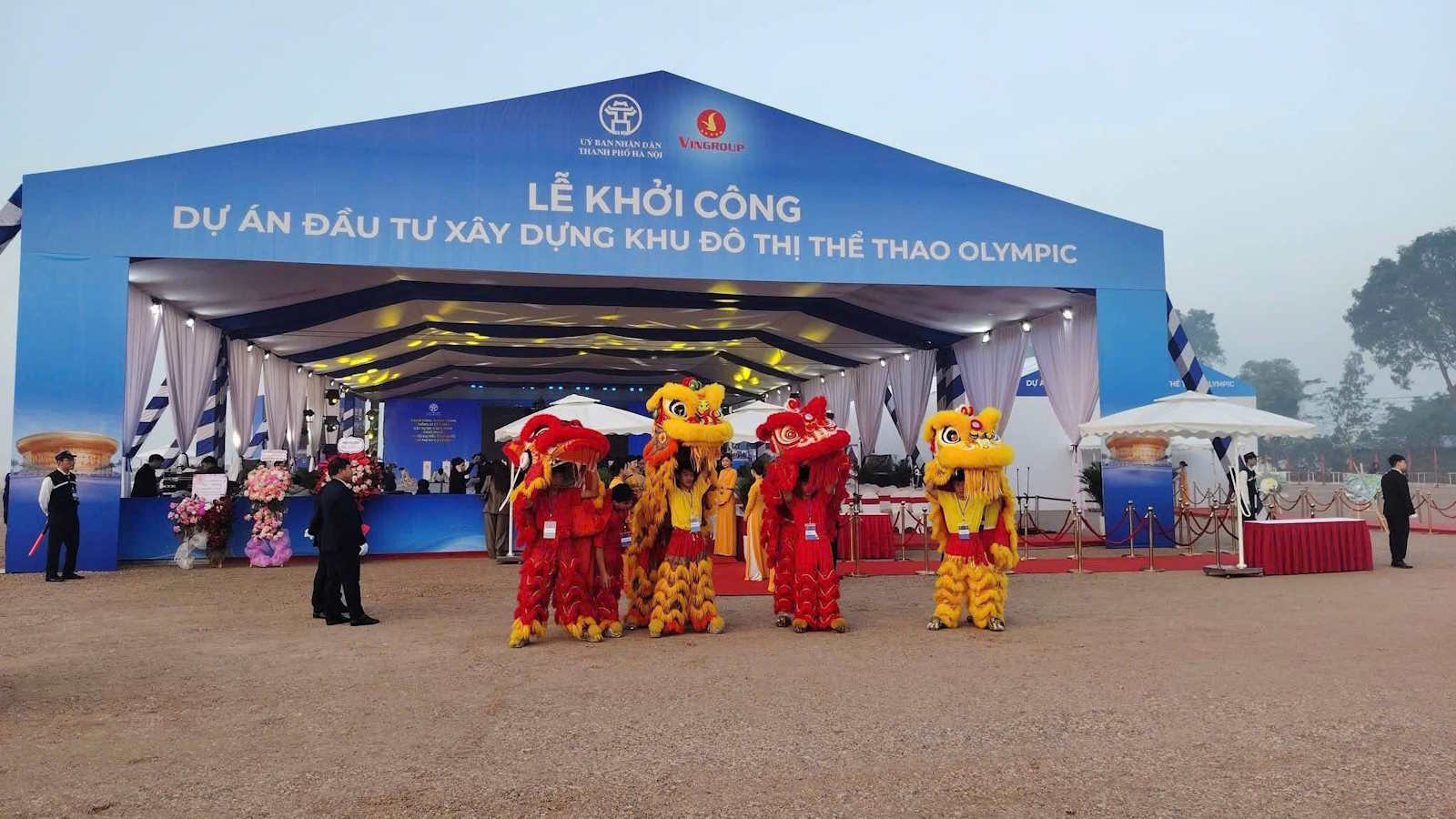 Tiến độ xây dựng Vinhomes Olympic Ngọc Hồi Hanoi