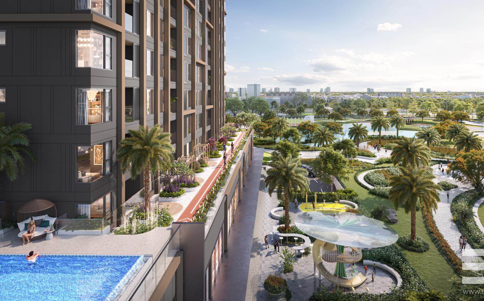 Cho thuê căn hộ Penthouse Chung cư Masteri Sky Quarter