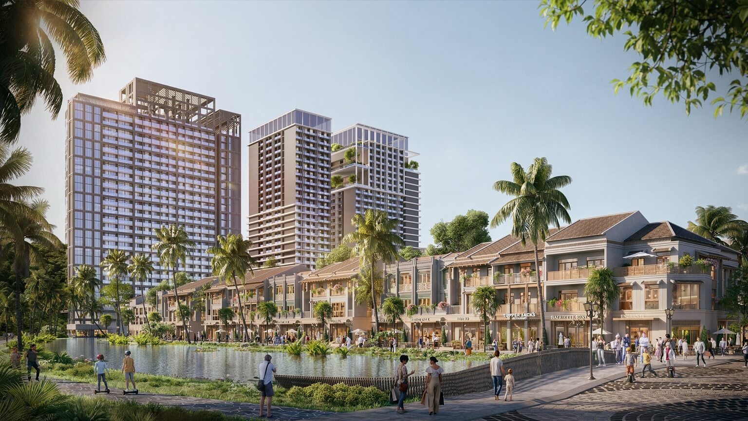 Cho thuê căn hộ 2 phòng ngủ Sun Group Cát Bà