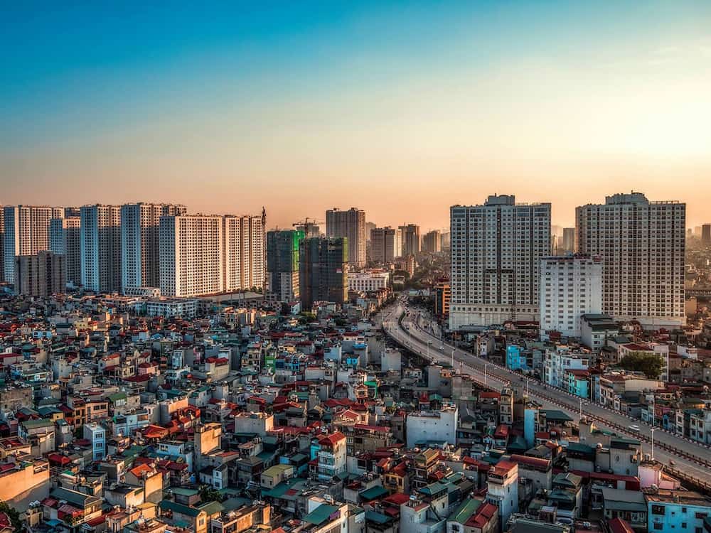 Đường đi đến dự án Vinhomes Times City
