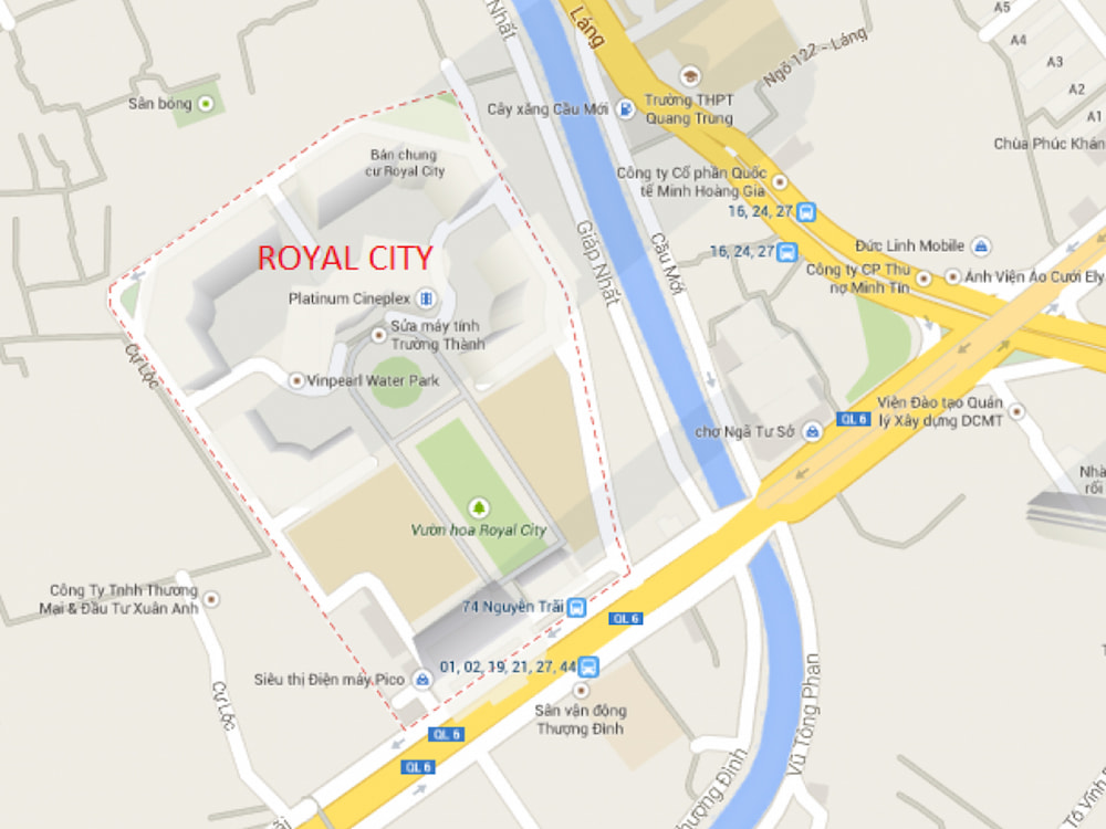 Quy hoạch Vinhomes Royal City 
