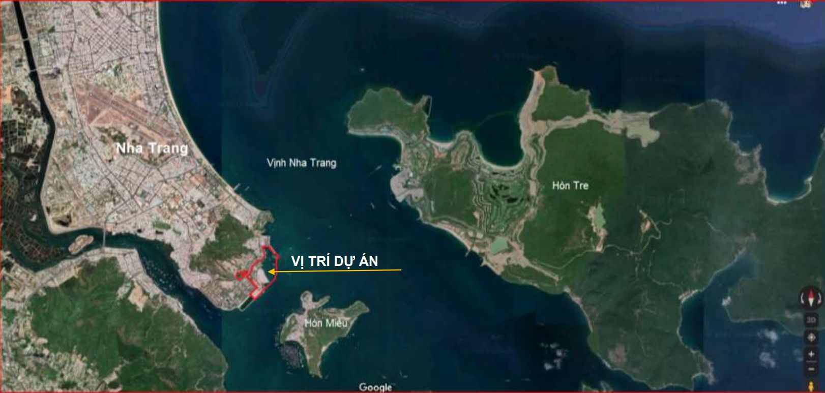 Vị trí Vinpearl Phú Quý Nha Trang