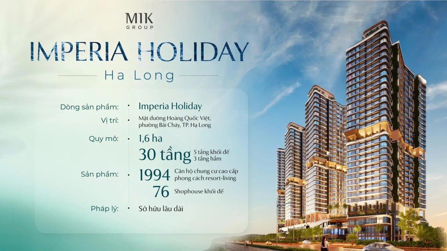 Tư vấn mua, bán Imperia Holiday Hạ Long