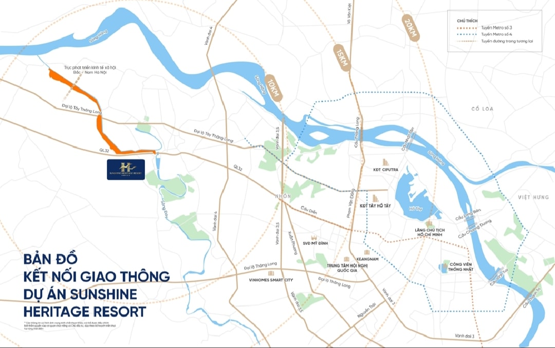 Vị trí Noble Rivera Xã Cẩm ĐÌnh, huyện Phúc Thọ, Hà Nội