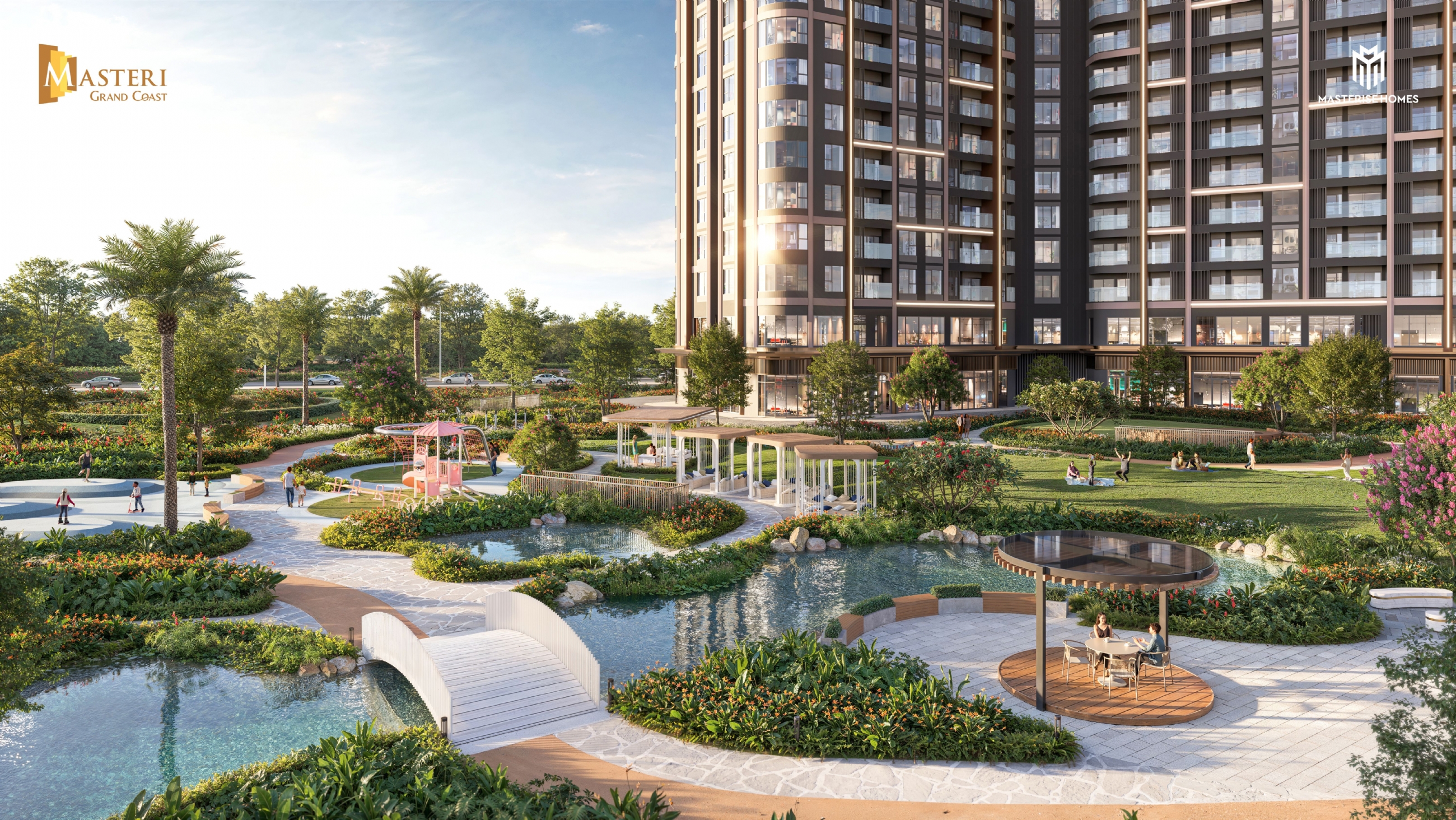 Bán shophouse chân khối đế Masteri Grand Coast Ocean Park 2 Văn Giang