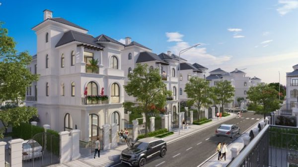 Phong cách kiến trúc và xây dựng Vinhomes Green Villas