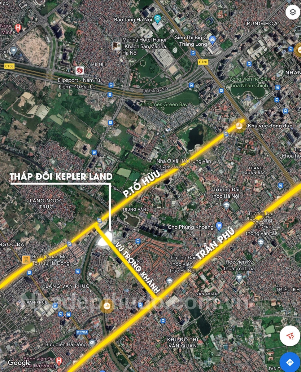 Đường đến Tháp đôi Kepler Land TSQ Mỗ Lao 