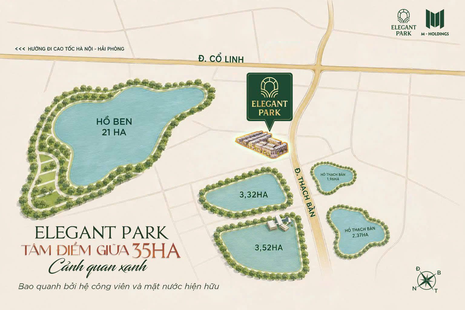 Mặt bằng thiết kế Elegant Park Thạch Bàn