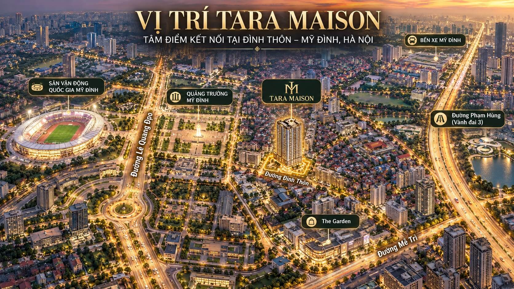 Vị trí Tara Maison Mỹ Đình 
