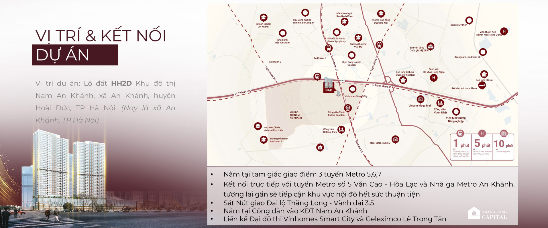Quy hoạch chung cư Metropoli5 Nam An Khánh