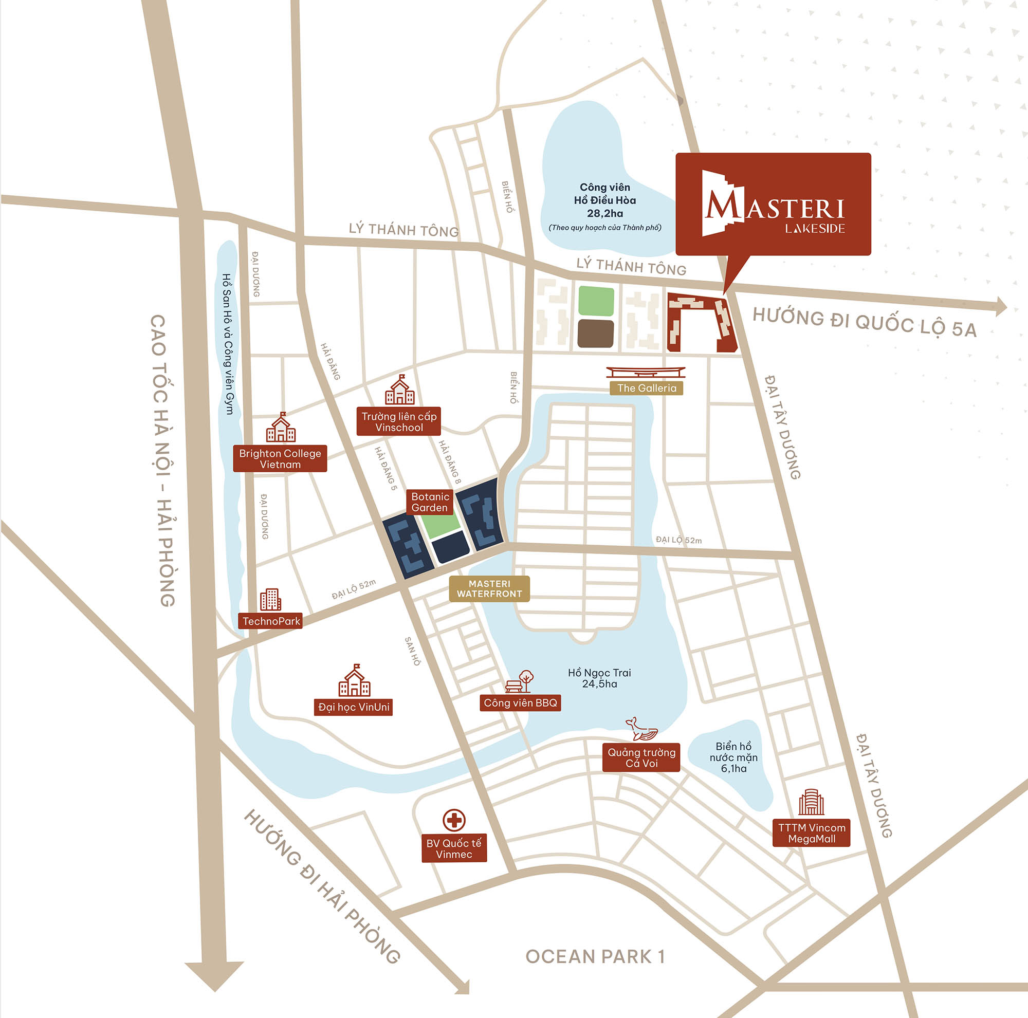 Tiềm năng đầu tư vào Masteri Lakeside Vinhomes Ocean Park Gia Lâm